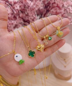 #5 - Combo 5 Collares Armados Verde