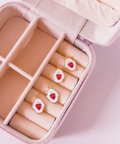 20193 - Dije corazon fondo blanco con fresa