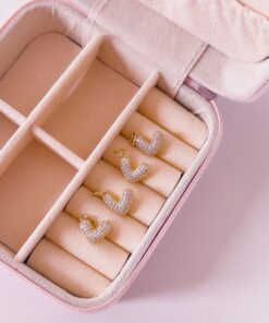 20191 - Dije corazon con cristales redondo