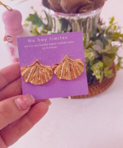 80207 - Zarcillo acero dorado