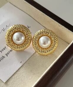 80226 - Zarcillos acero con perla