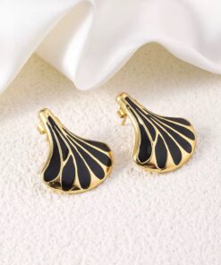 80235 - Zarcillos acero esmaltado