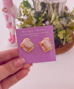 80256 - Zarcillos acero esmaltado