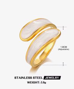 30080-2 Anillo Acero blanco