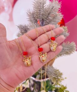 21112 - Collar armado gato de la suerte