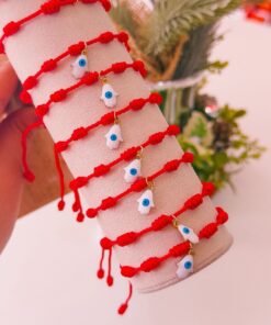 41137-2 Pulsera roja con dije