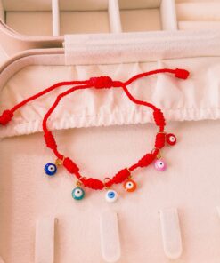 Alternative view of 41137 - Pulsera roja con dije