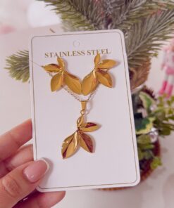 21071-1 Set Collar Armado con zarcillos alas