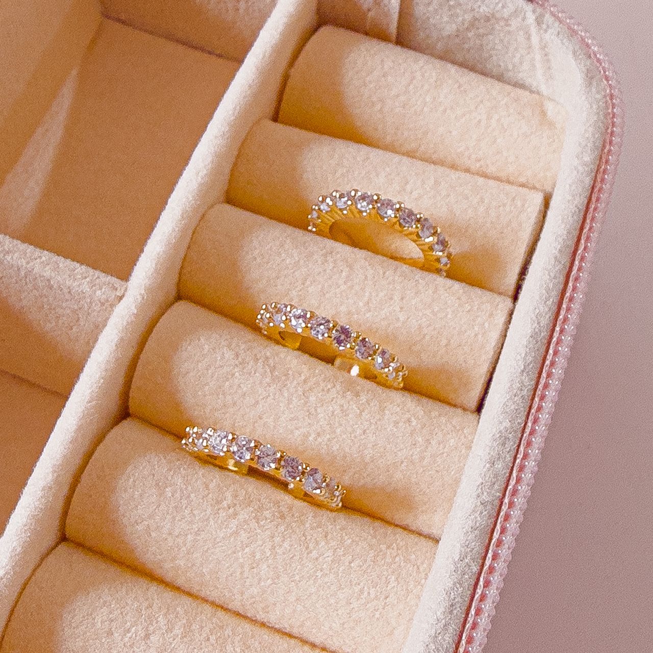 81005 - Earcuff cristal blanco