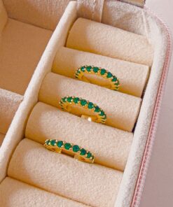 81006 - Earcuff cristal verde