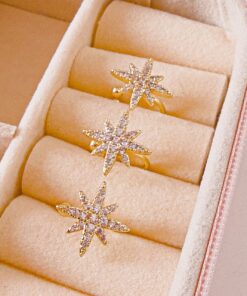 81012 - Earcuff cristal estrella