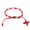 41138 - Pulsera roja con cruz