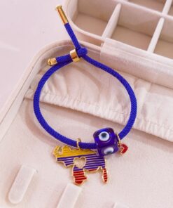 41147 - Pulsera venezuela con ojo azul