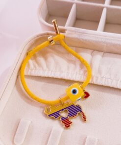 41147-1 Pulsera venezuela con ojo amarillo