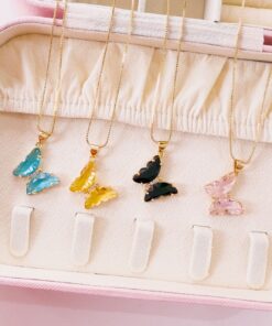 Alternative view of 21116 - Collar armado mariposa colores