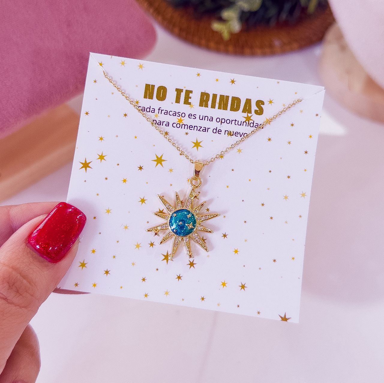 20176 - Collar armado constelacion estrella azul