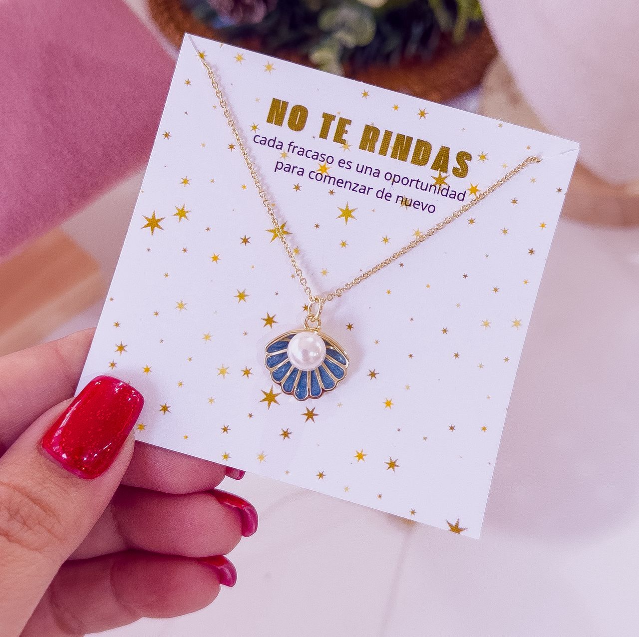 20177 - Collar armado ostra con perla