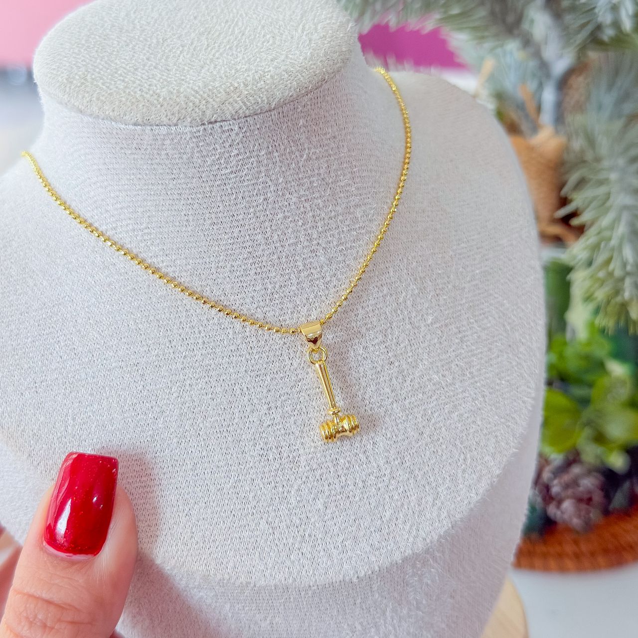 20093 – Collar armado mazo dorado