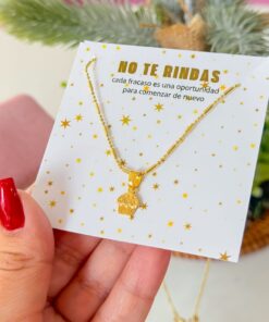 20094 – Collar armado ponque dorado