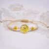 41005-3 Pulsera esfera amarillo