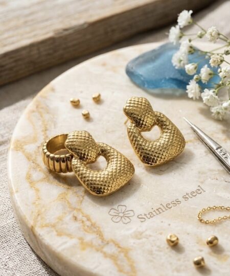 80121 - Zarcillos acero