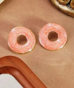 80188-1 zarcillos de acero esmaltados