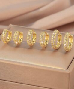 80421 -  Set 3 par Zarcillos cristales