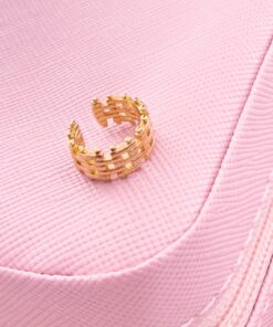 81005 - Earcuff dorado entrelazado