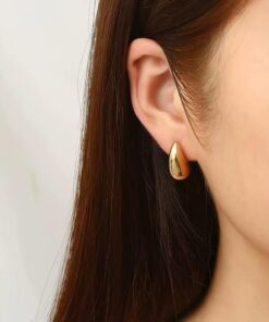 80005-1 Zarcillo Acero gota