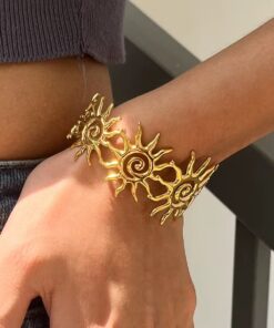 41167 - Pulsera acero dorada SOL