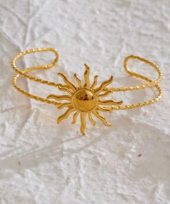 41166 - Pulsera acero dorada SOL