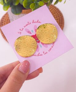 80182 - Zarcillos acero redondo