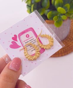 80167 - Candonga acero dorado U relieve