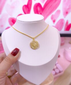 20329 - Collar armado mama corazon en circulo