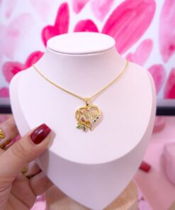 20337 - Collar armado mama corazon mariposa