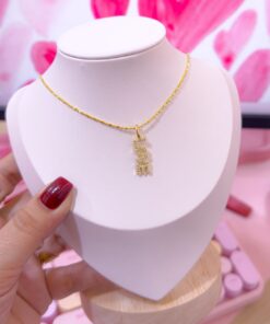 20339 - Collar armado love vertical