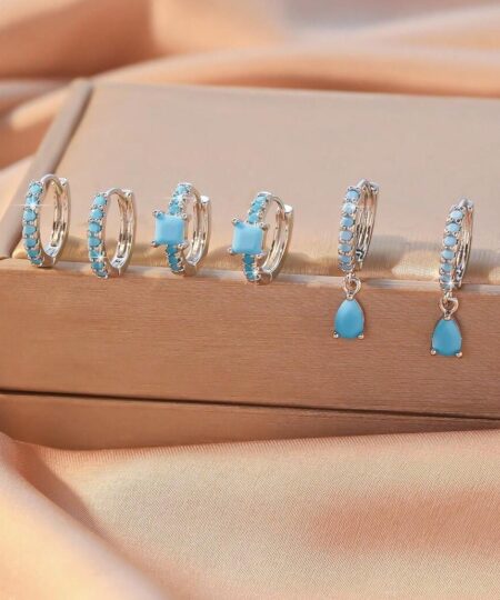 80430 - Set 3 Zarcillos dorado