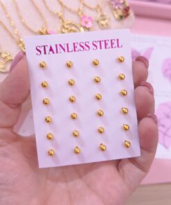 80460-2 Set 12 topitos dorados