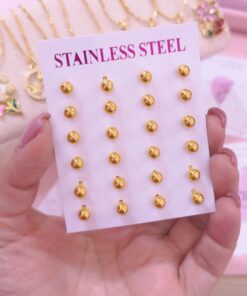 80460 - Set 12 topitos dorados