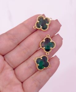 20204-6 Dije Trebol conector verde