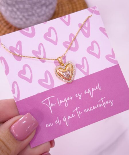 20217 - Collar armado corazon - COLLAR